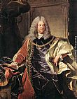 Hyacinthe Rigaud Portait of Count Sinzendorf painting